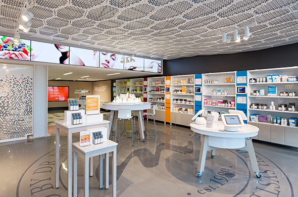 Murad boutique interior