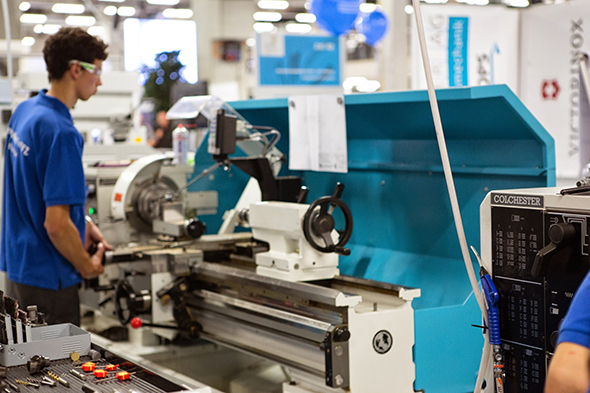 Colchester Trump at Swiss Skills Berne