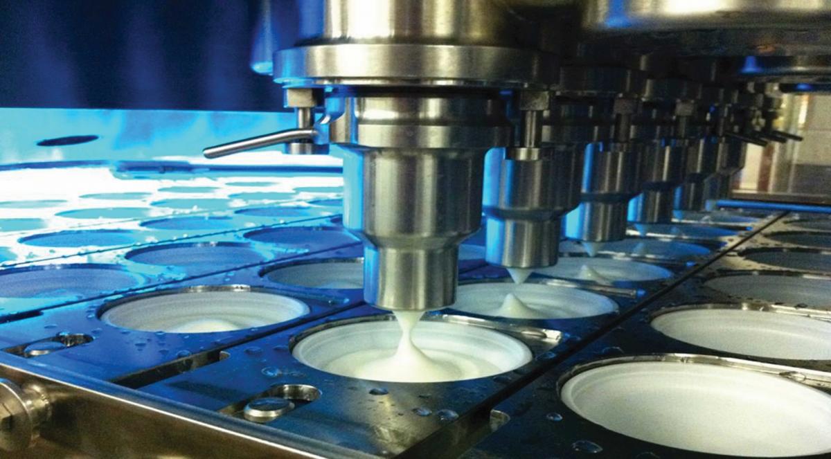 Osgood’s tank-style pump and smooth movement allows for equal product distribution on each of the lanes with negligible variations between cups, ensuring accurate filling, even at speeds of up to 1,000 containers per minute