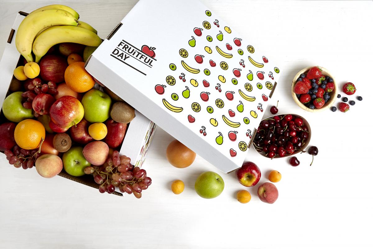 A sample of Fruitful Day's fruit box 