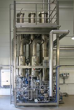 GEA Wiegand dealcoholisation plant