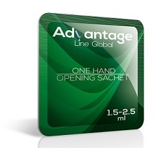 Advantage one hand opening sachet