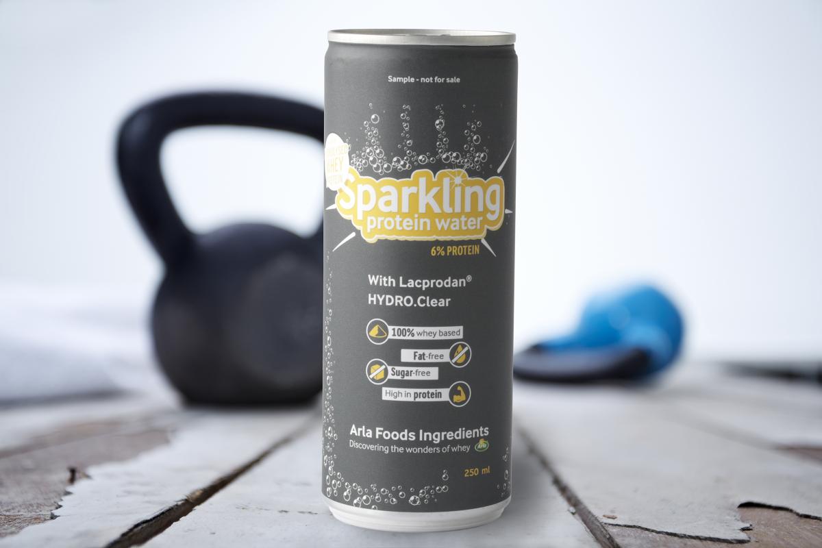 Lacprodan® HYDRO.Clear whey protein hydrolysate is developed for high-protein sparkling sports drinks.