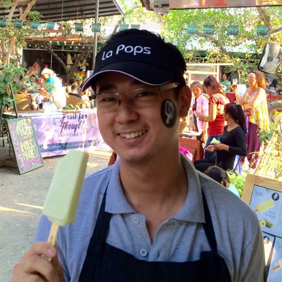 La Ty, owner of La Pops gelato on sticks