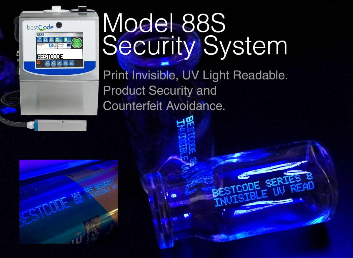 Model 88S Security targets product traceability and security, counterfeit avoidance and brand protection applications