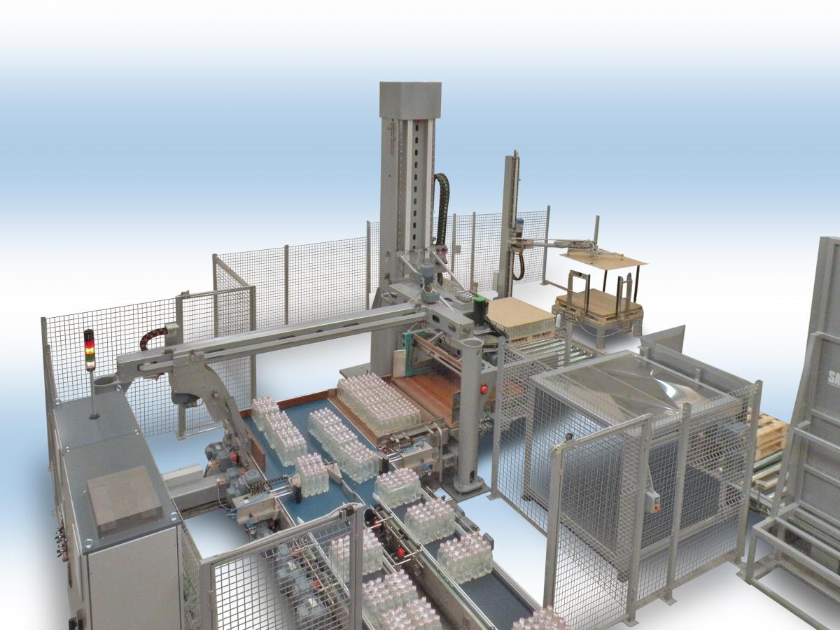 Sacmi's column palletizer