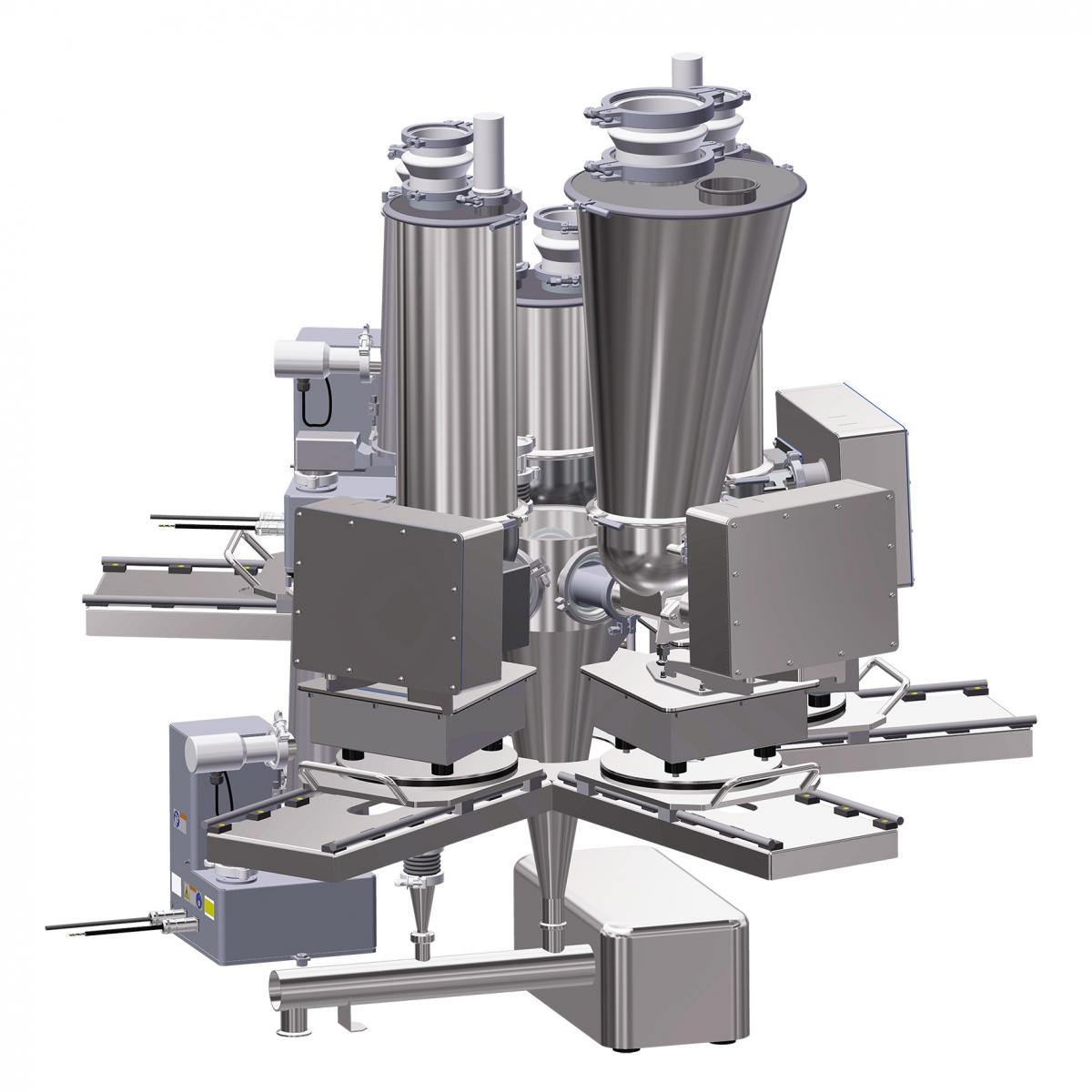 The new K3-PH line of feeders in modular design has been specifically designed to meet the growing demands of continuous processing in the pharmaceutical industry. (Image: Coperion K-Tron, Niederlenz, Switzerland)