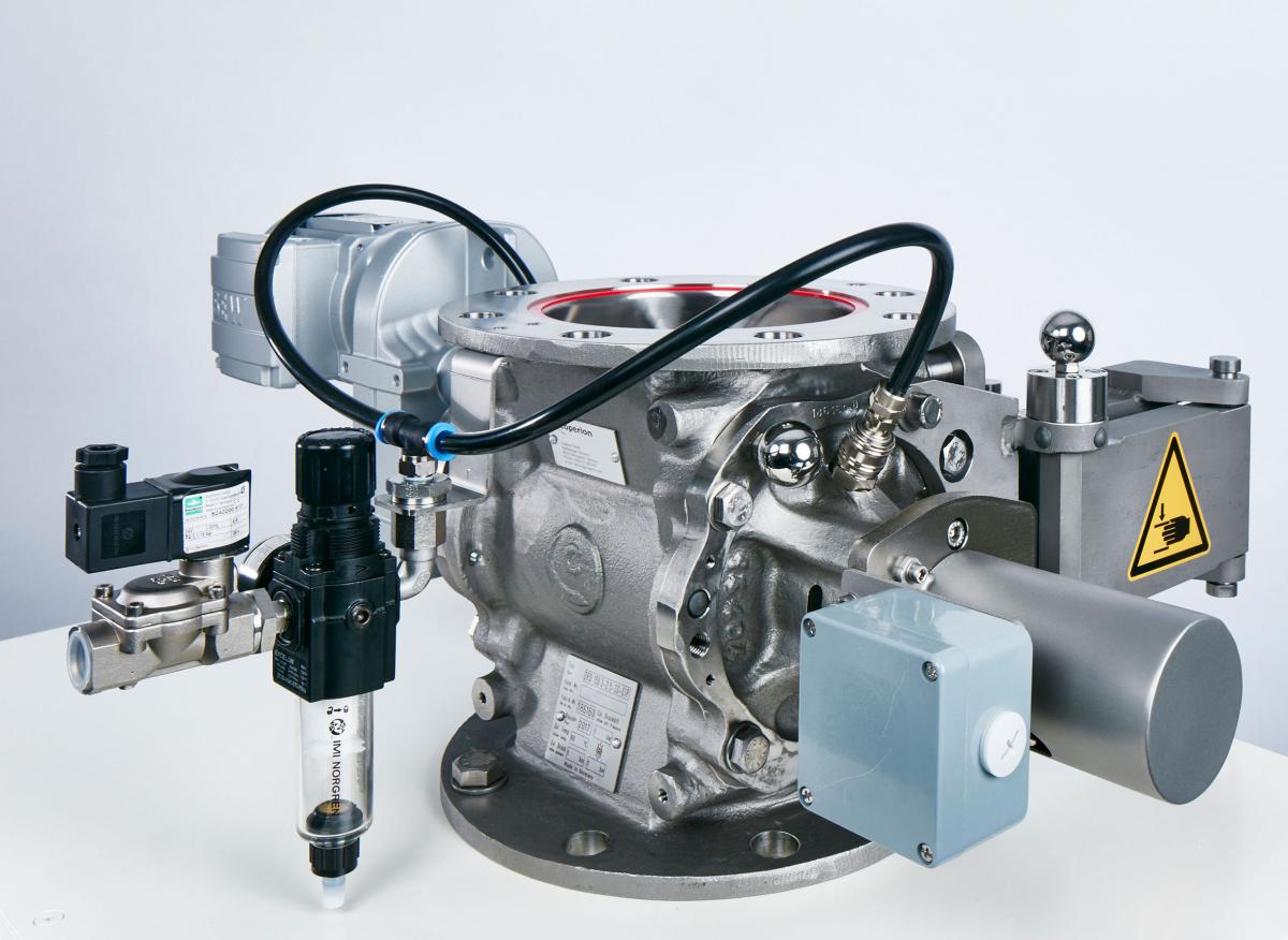 COPERION’s RotorCheck 5.0 contact monitoring system for rotary valves