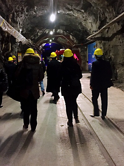 Feel the power and elemental force of the Alps in the gallery of Hagerbach mine in Switzerland.