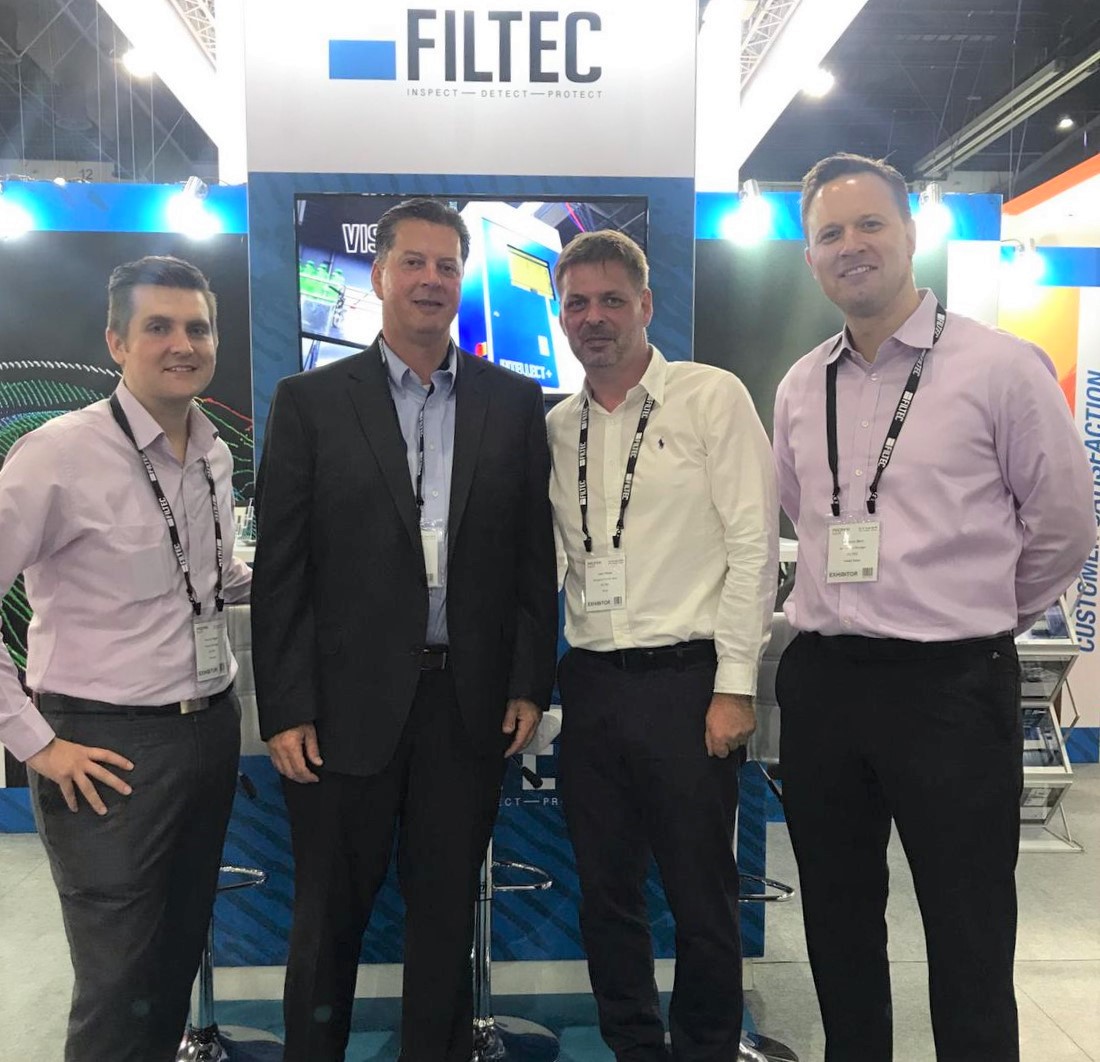 FILTEC team (from left) Patrick Hilgert, General Manager; James Kearbey, President and CEO; Joern Melzer, Managing Director, Asia; and Christian Beck, Senior Product Manager