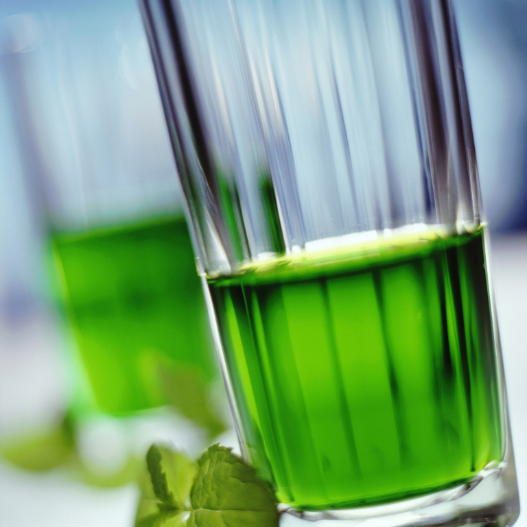 GNT colouring derived from spirulina is used in beverage