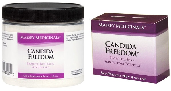 Candida Freedom bath soap and bath salts