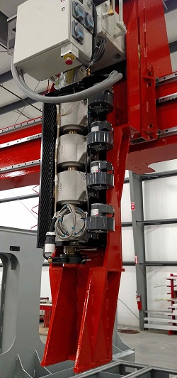 American Kuhne vertical extruder built for Thermwood System