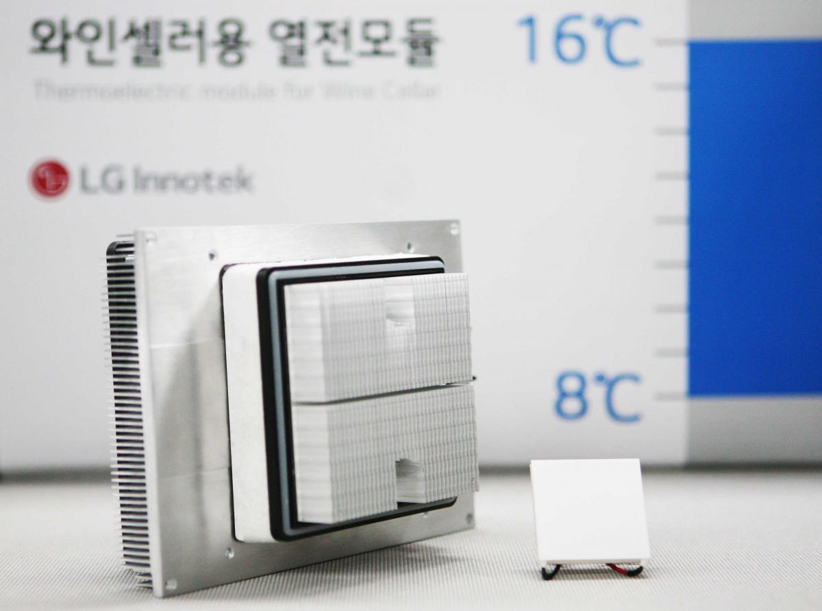 LG Innotek thermoelectric module for wine cellars