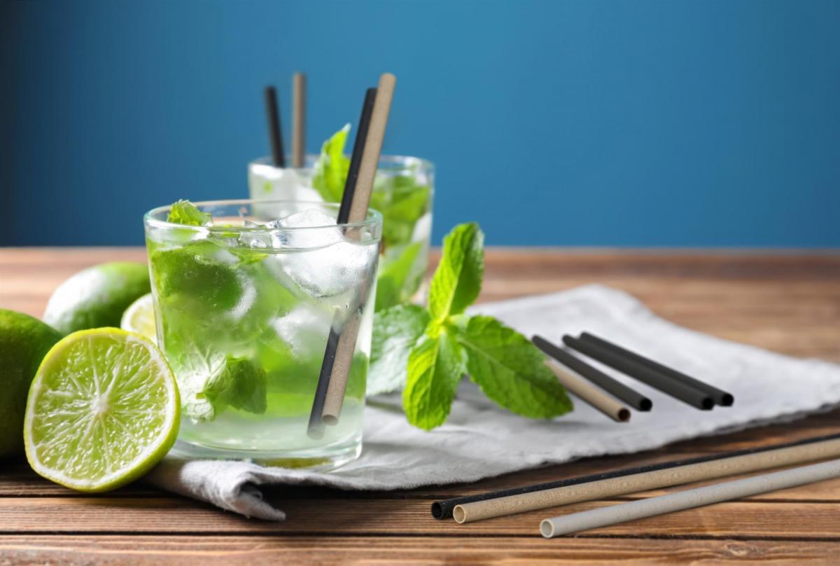 Renewable and biodegradable drinking straws from  Stora Enso and Sulapac