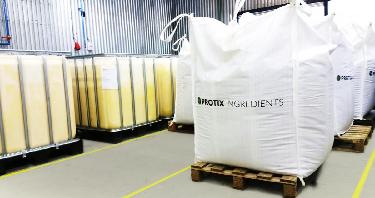 Storage of processed insects at Protix