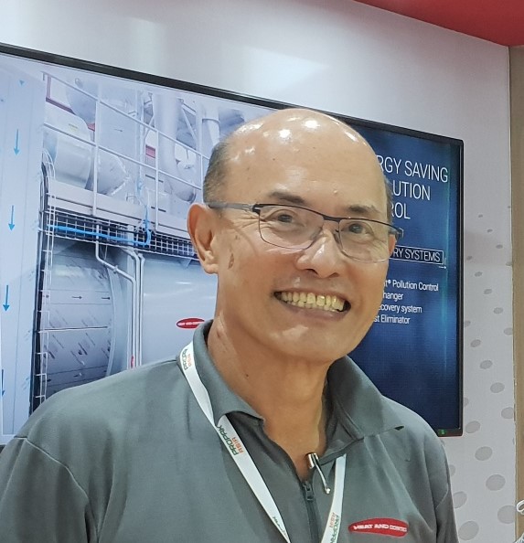 Ricky Ong, Heat and Control Sales Manager for Asia