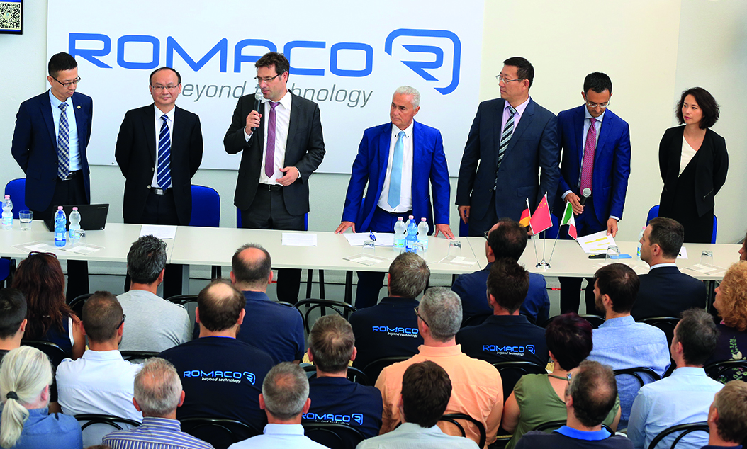  Introducing the Truking management at Romaco S.r.l in Bologna