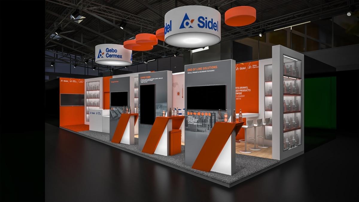 Sidel booth at Gulfood Manufacturing 2018