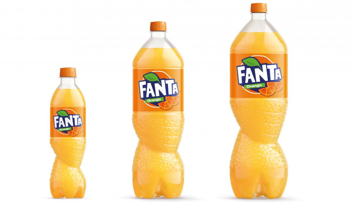 Fanta comes in re-designed PET bottle