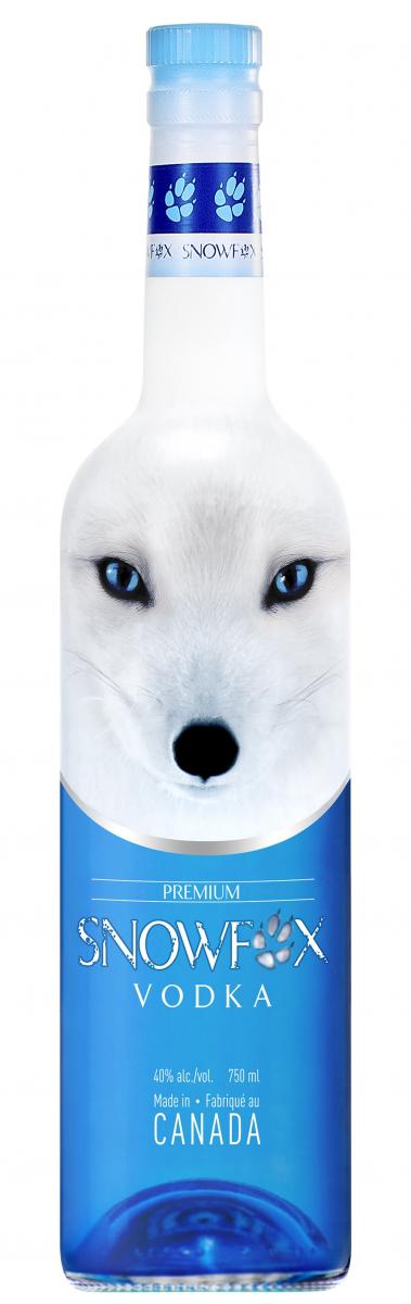 Cold foil from API enhances the look of SnowFox label