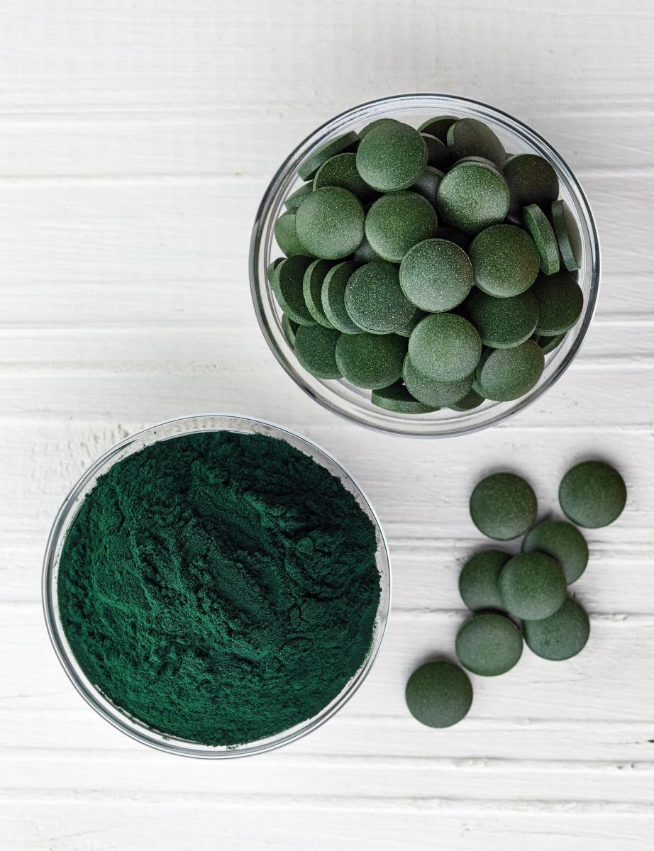Spirulina offers many healthy benefits and is a source of natural blue color