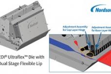Dual stage flexible lip die
