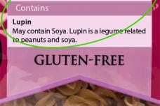 Gluten-free ingredient may cause allergic reaction