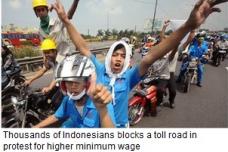 Wage rows threaten Indonesia's booming manufacturing