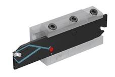 Dual precision cooling for Walter Cut deep parting blades