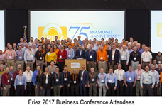 Eriez recognizes six rep agencies for serving 50 years
