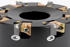 New face milling uses fine-pitch aluminium body