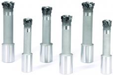 Carbide-tipped reamer for hole finishing