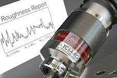 Machine-integrated surface roughness gauge