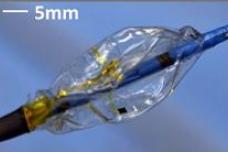 Multipurpose catheter uses stretchable electronics