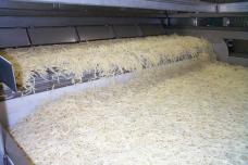 Drying potatoes with precise control