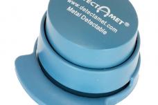 Stapleless stapler for use in food processing areas