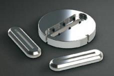 Thick turret insert die minimizes waste