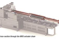 Extruder for PET bottle recycling