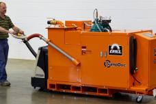 Mobile unit cleans machine tool coolants without stopping production