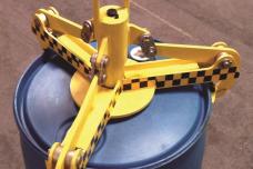 Liftomatic releases below-hook drum handling system
