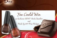 Nicole by OPI and Dove chocolate ring in the new year