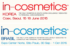 in-cosmetics launches Korea show, expands Brazil event