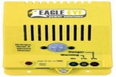 Fixed hydrogen gas detector incorporates multiple alarms