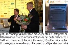 Dutch Refrigeration Prize for ‘Energy Enhancer’ by GEA