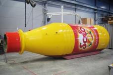 Huge Norwegian soft drink bottle to set sail in March
