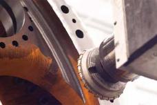 Machining wind turbine hubs in less time