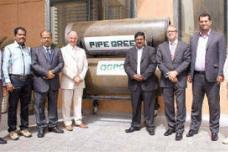 QGPC to make polymer resin concrete pipes