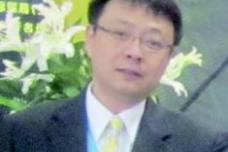 Baldor Sales Manager exhibits power transmission line at PTC ASIA
