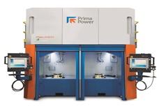 Dual workstation multi-axis laser system